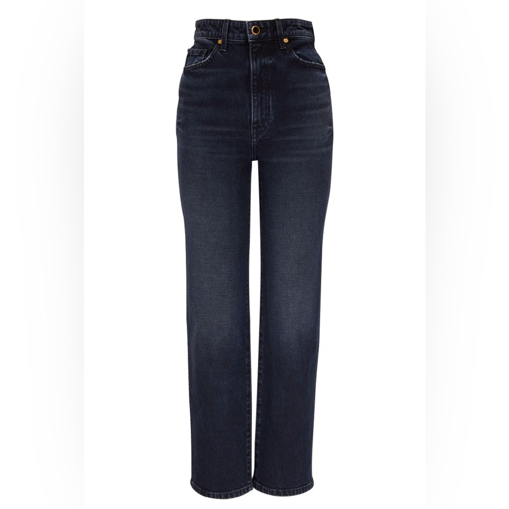 Khaite Abigail Straight Leg Jeans in Simsbury 25
